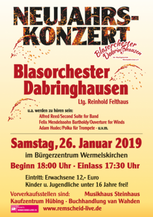 Plakat Neujahrskonzert