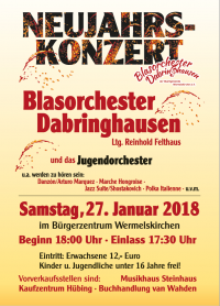 Plakat Neujahrskonzert